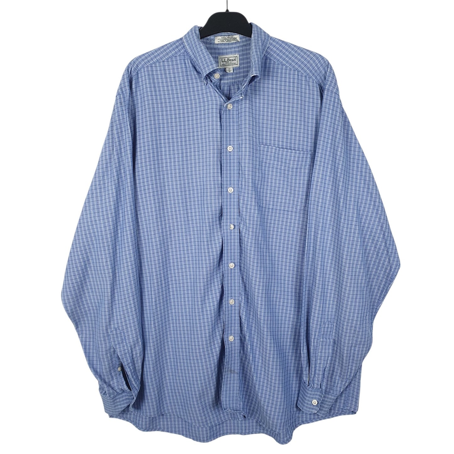 Mens Blue L.L.Bean  Long Sleeve Shirt