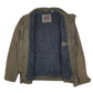 Mens Grey Levis Bomber Military  Coat