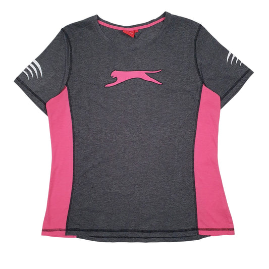 Womens Grey Slazenger  Short Sleeve T Shirt