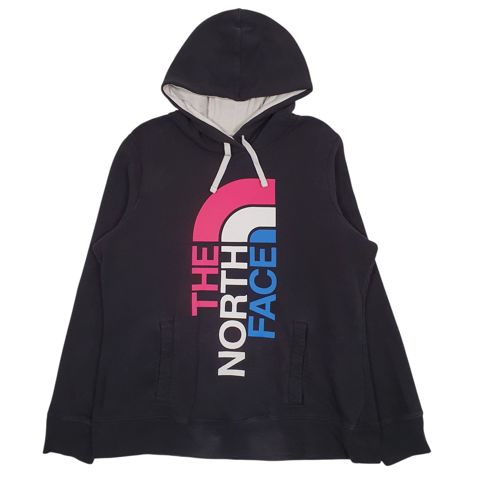 Womens Black The North Face Spellout Hoodie Jumper