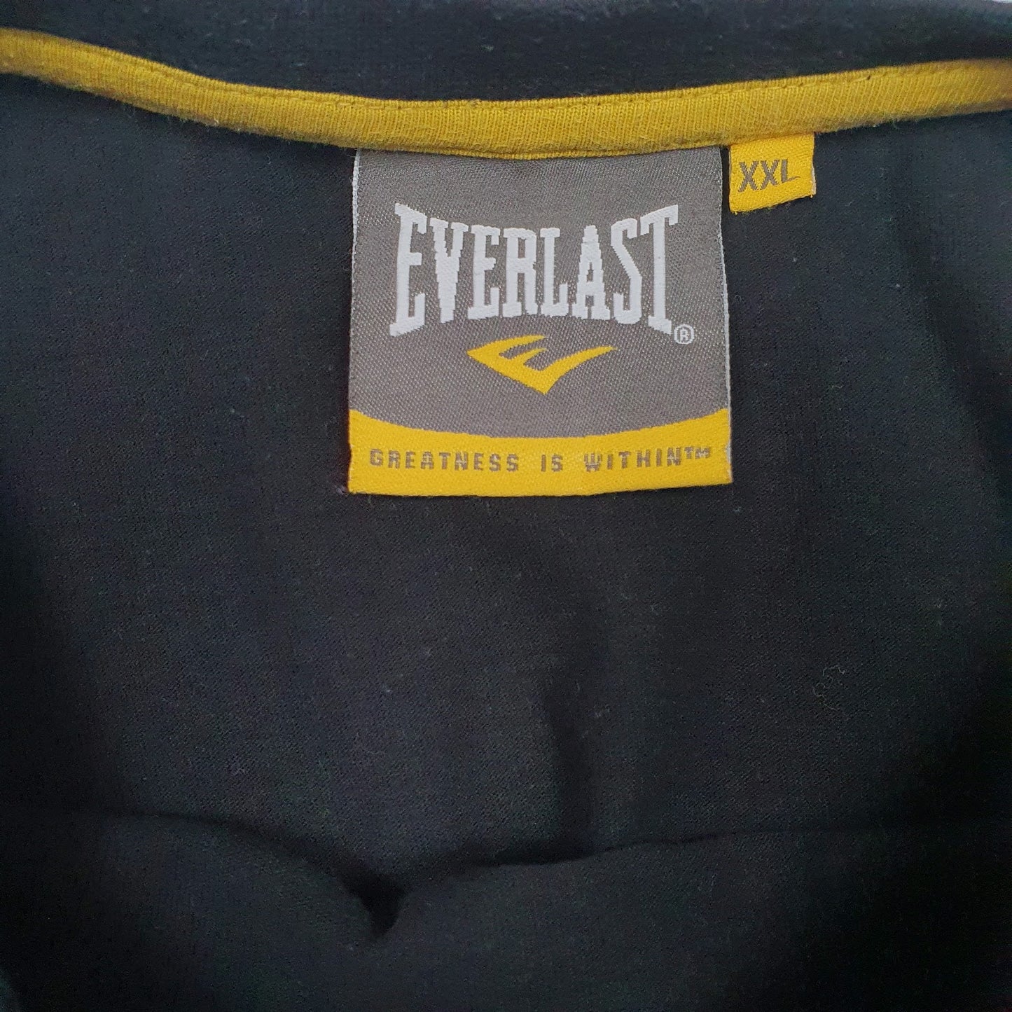 Mens Black Everlast Spellout  T Shirt