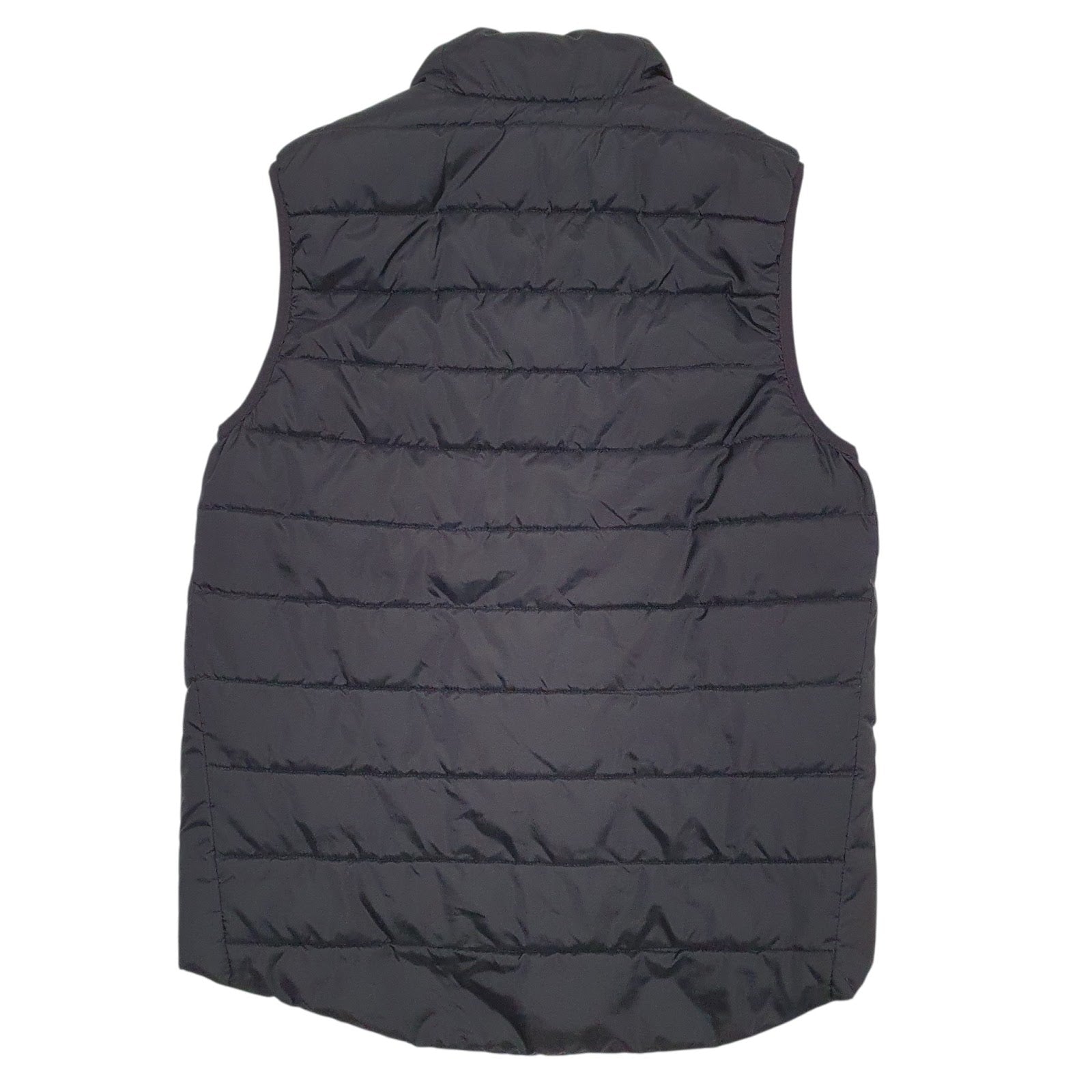 Mens Black Champion Padded Quarter Zip Coat