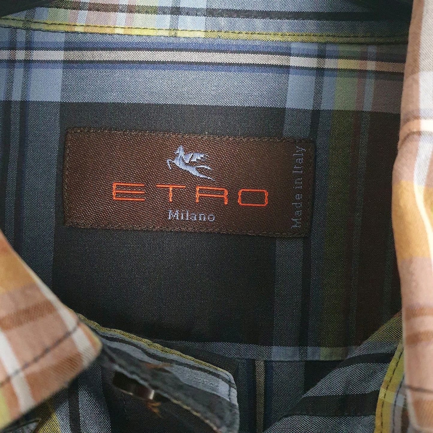 Mens Black Etro Made In Italy  Shirt