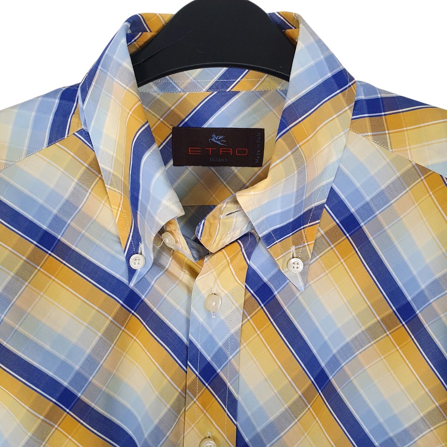 Mens Yellow Etro   Shirt