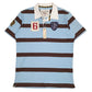 Mens Blue Maddox Rugby Short Sleeve Polo Shirt