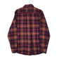 Mens Navy Eddie Bauer Thick Flannel  Shirt