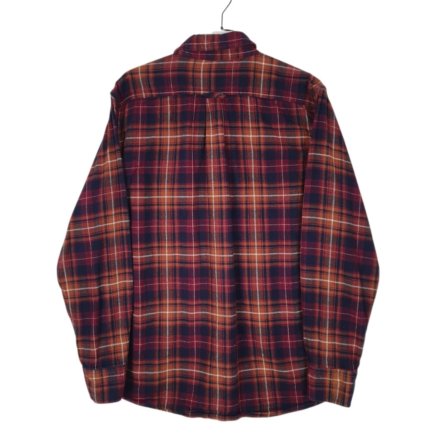 Mens Navy Eddie Bauer Thick Flannel  Shirt