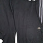 Womens Black Adidas Lightweight Full Zip Trousers