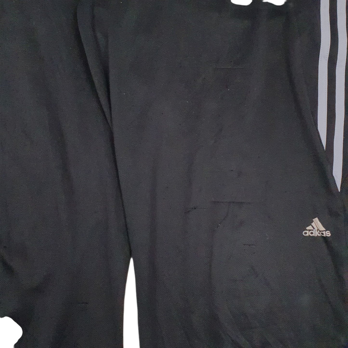 Womens Black Adidas Lightweight Full Zip Trousers