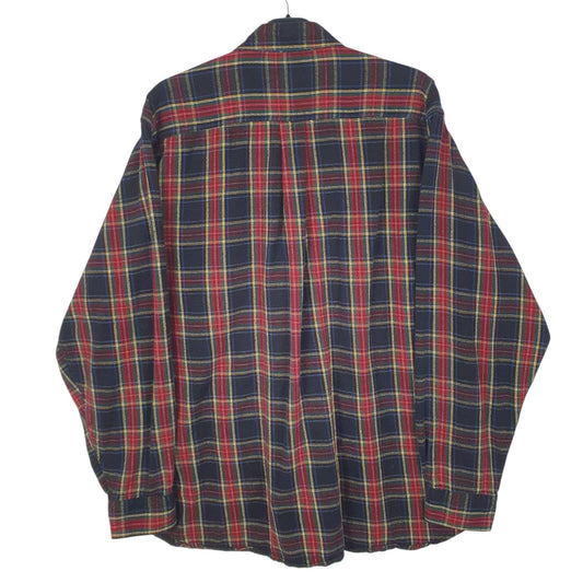 Mens Black L.L.Bean Flannel  Shirt