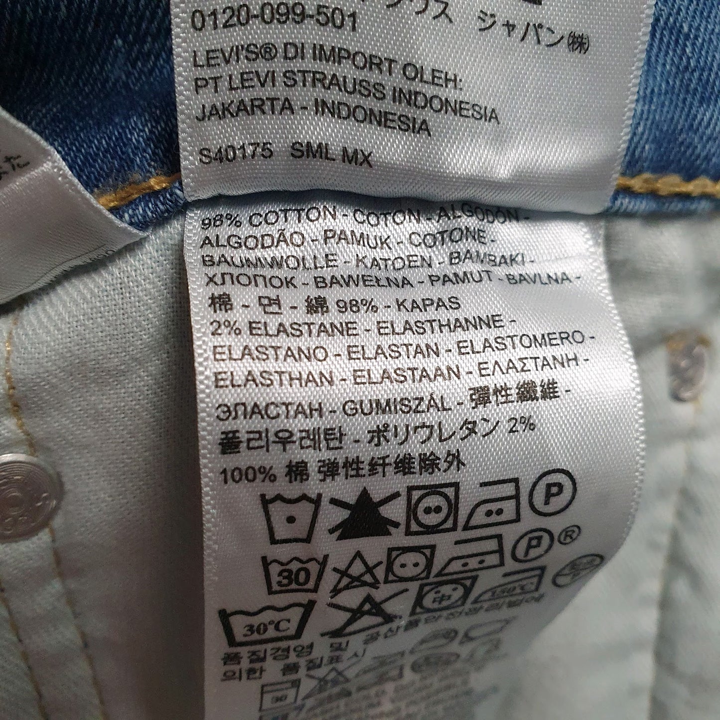 Mens Blue Levis   Jeans