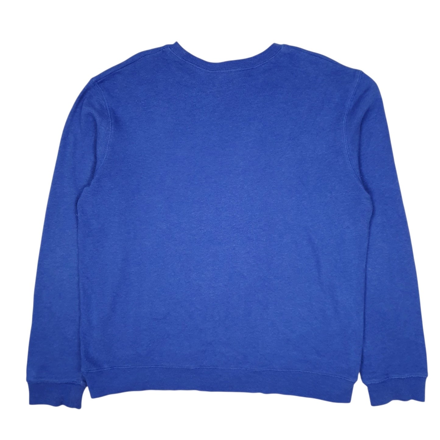 Womens Blue Champion Kansas University Jayhawks Crewneck Jumper