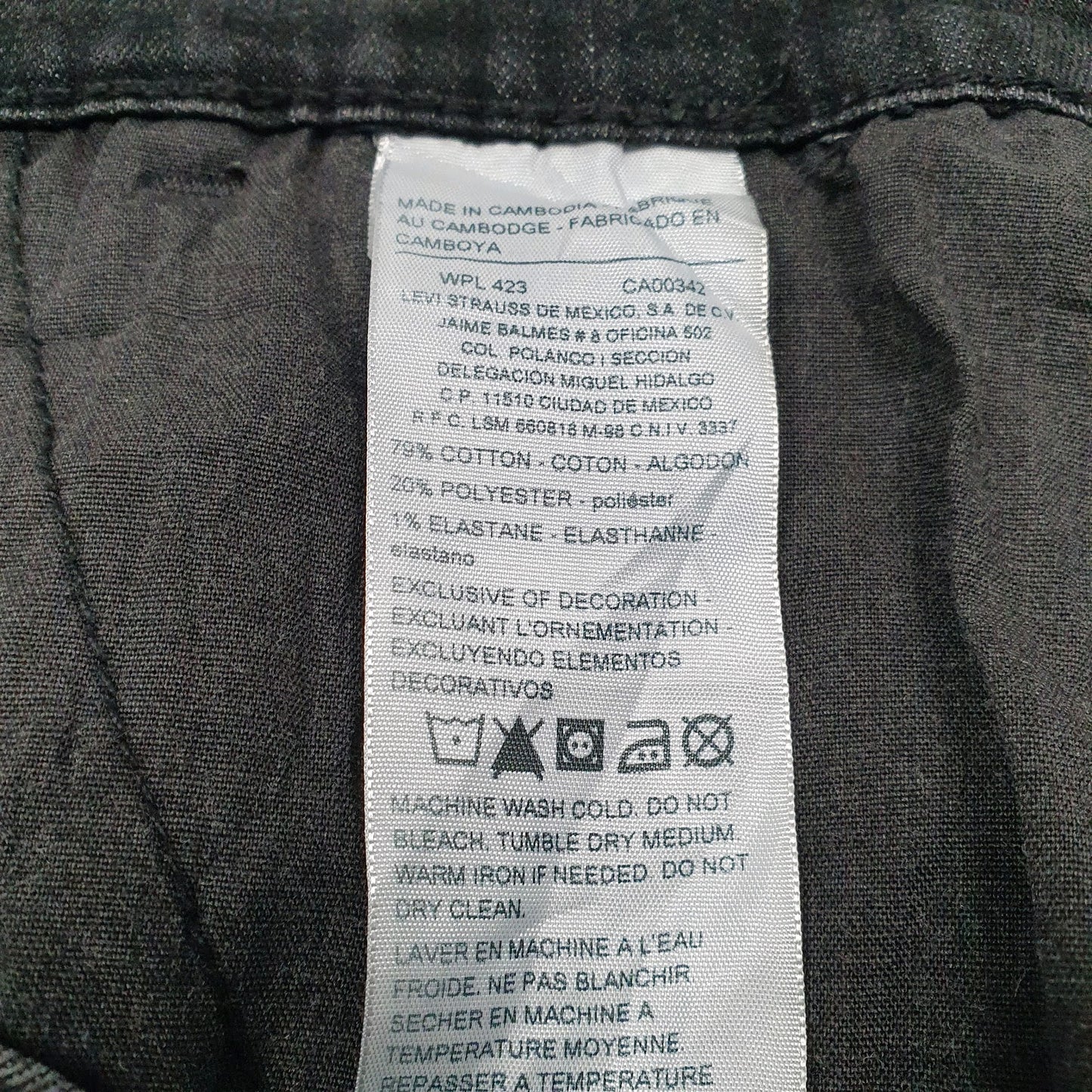 Mens Black Levis   Jeans