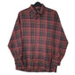 Mens Red M.A.G Vintage Long Sleeve Shirt