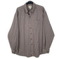 Mens Brown L.L.Bean Flannel Long Sleeve Shirt