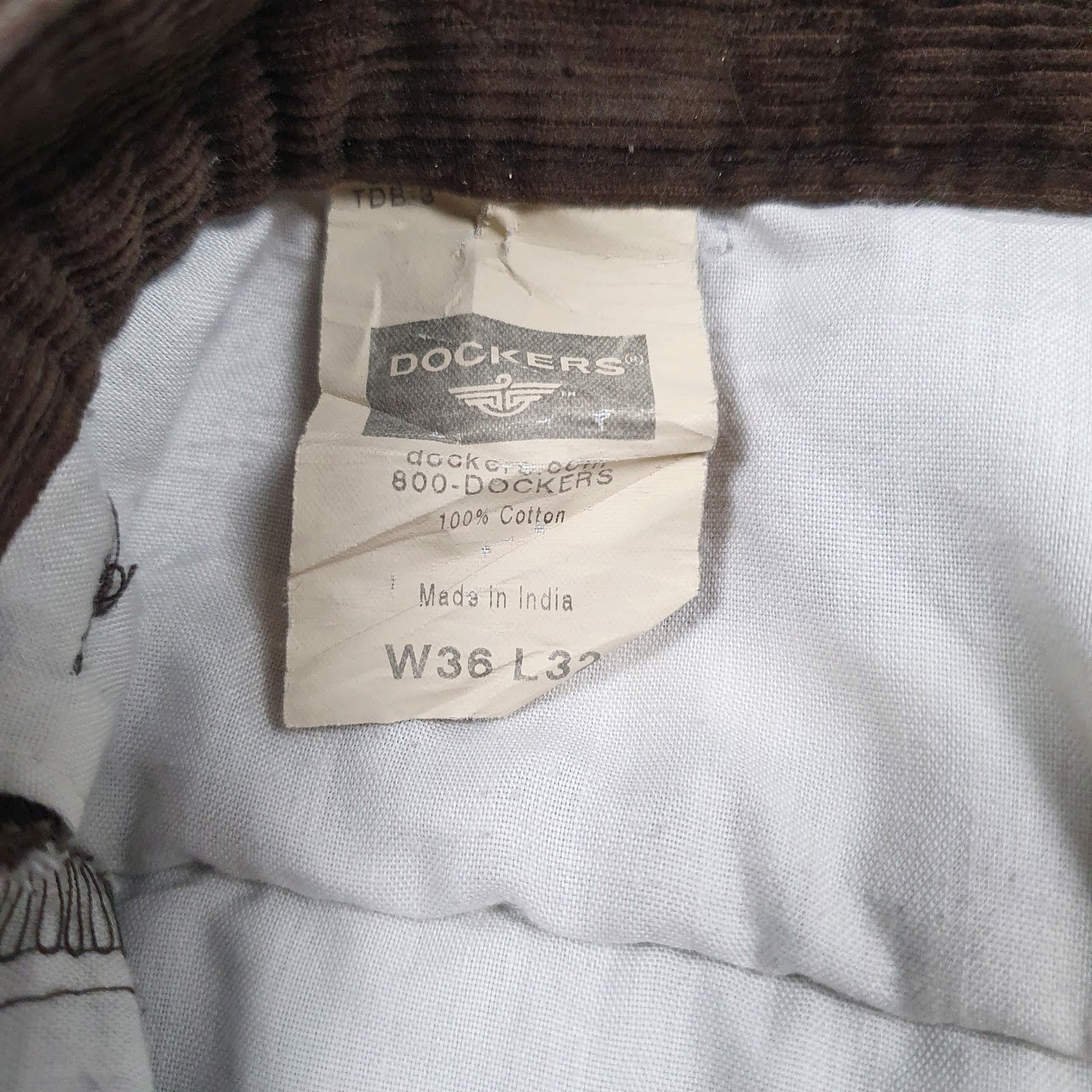 Mens Brown Dockers   Trousers