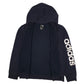 Womens Navy Adidas Hoodie Full Zip Jumper