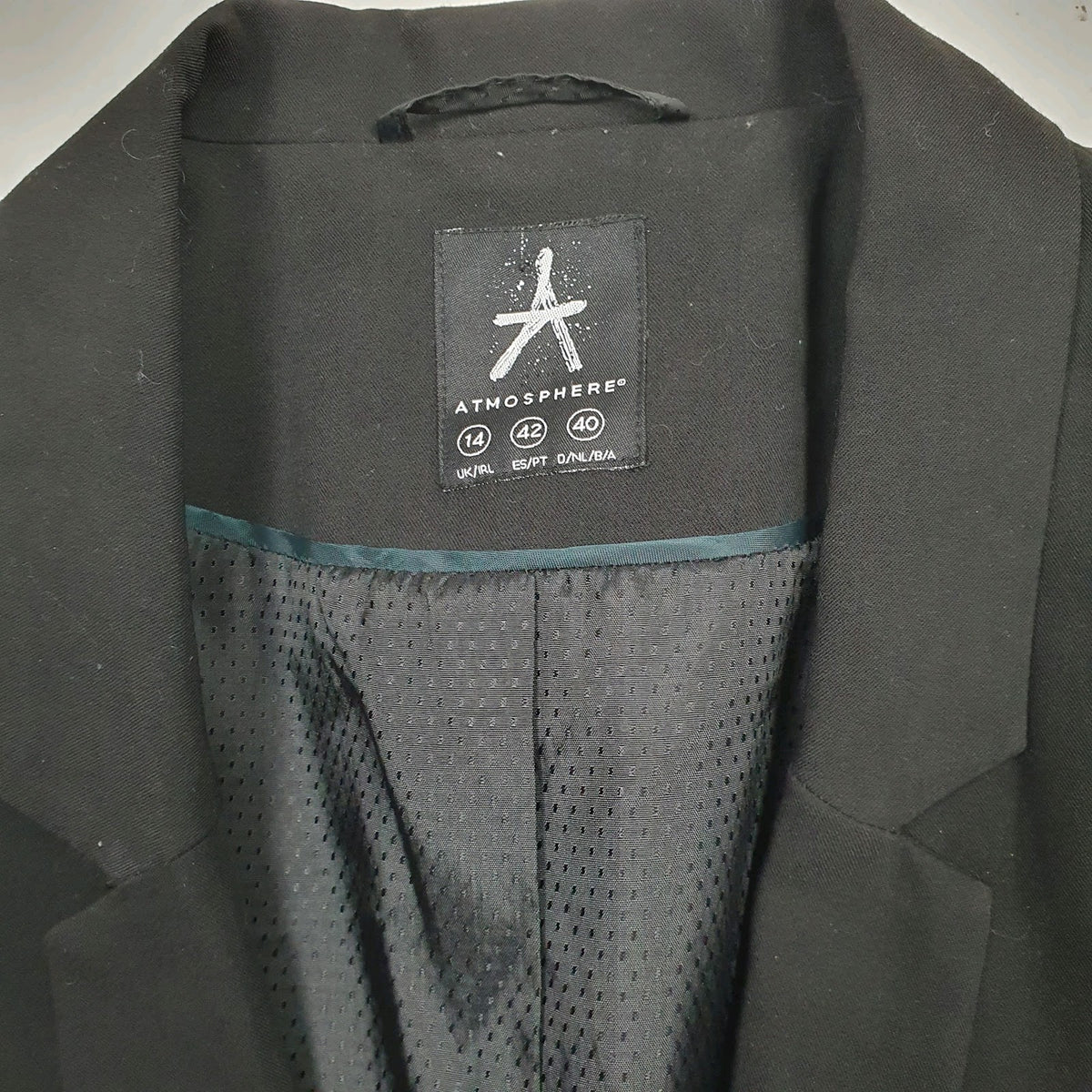 Womens Black Atmosphere   Coat