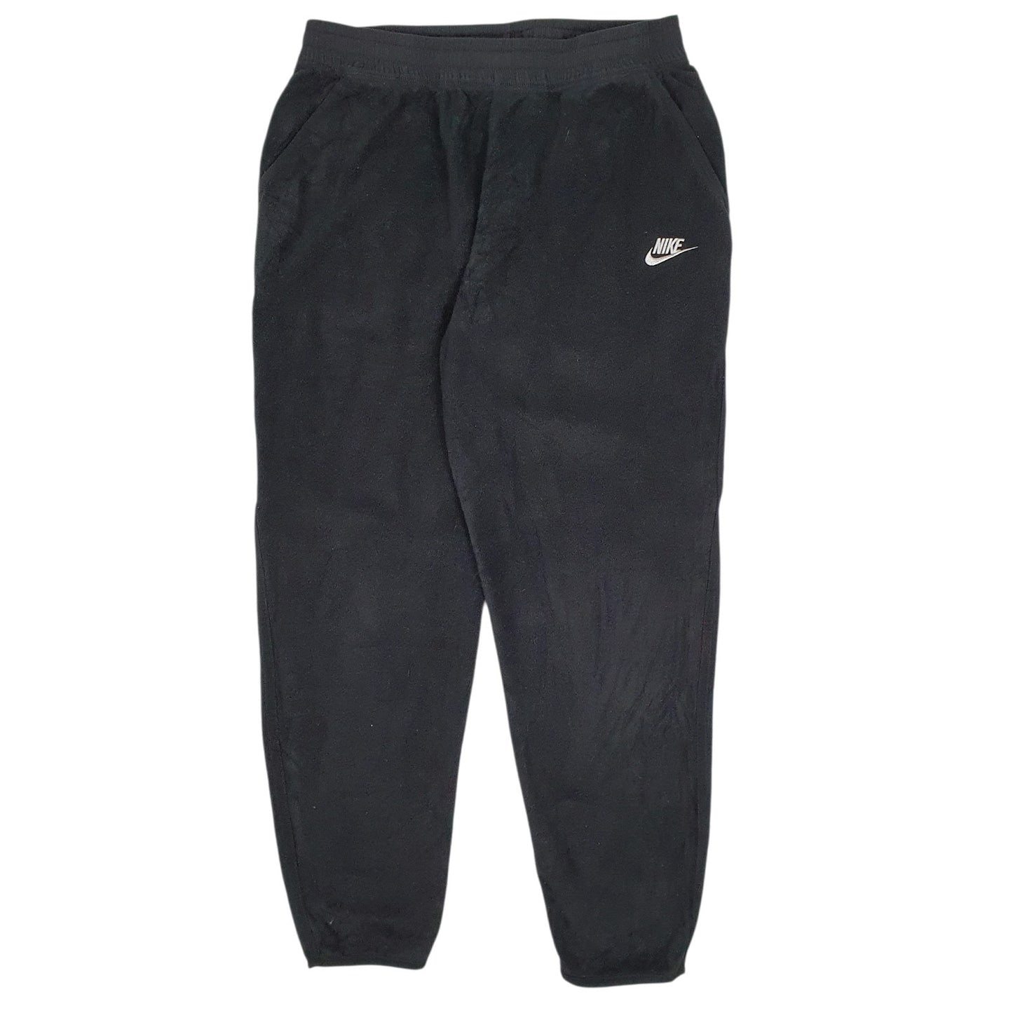 Mens Black Nike Fleece Jogger Trousers
