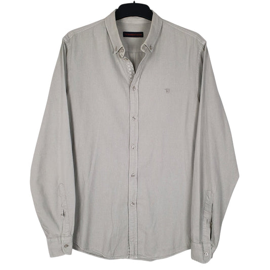 Mens Grey Trussardi Jeans  Long Sleeve Shirt