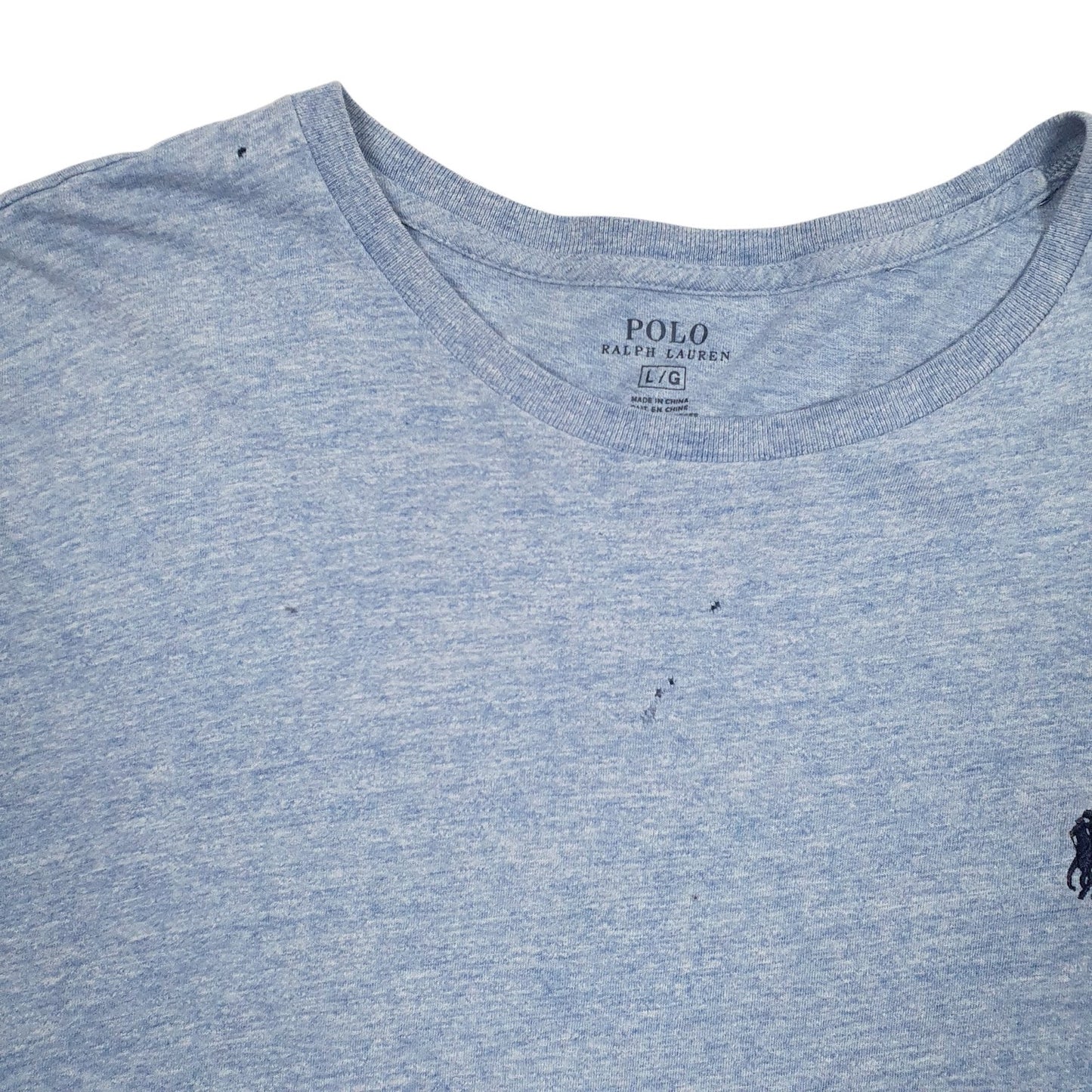 Mens Blue Polo Ralph Lauren  Quarter Zip T Shirt