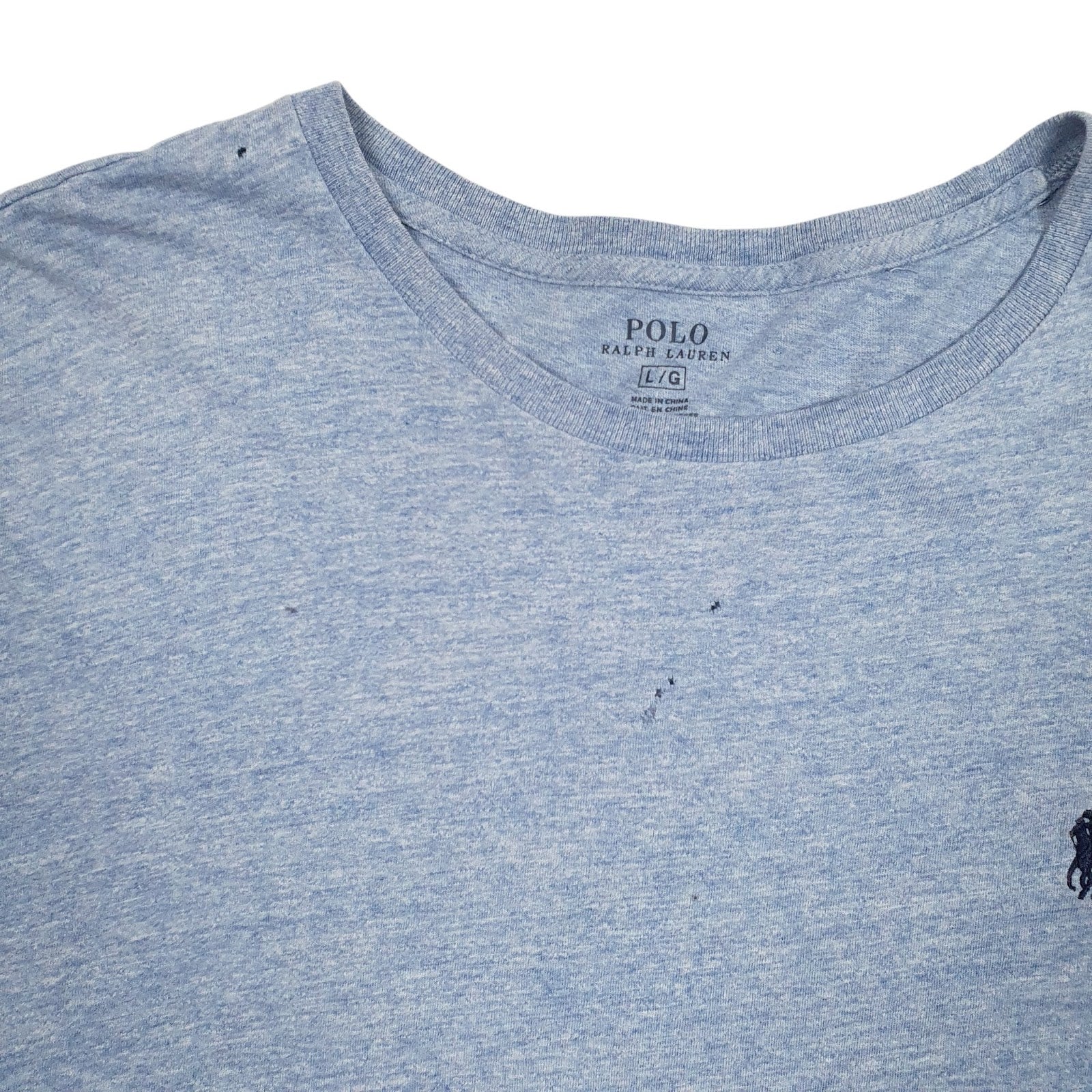 Mens Blue Polo Ralph Lauren  Quarter Zip T Shirt