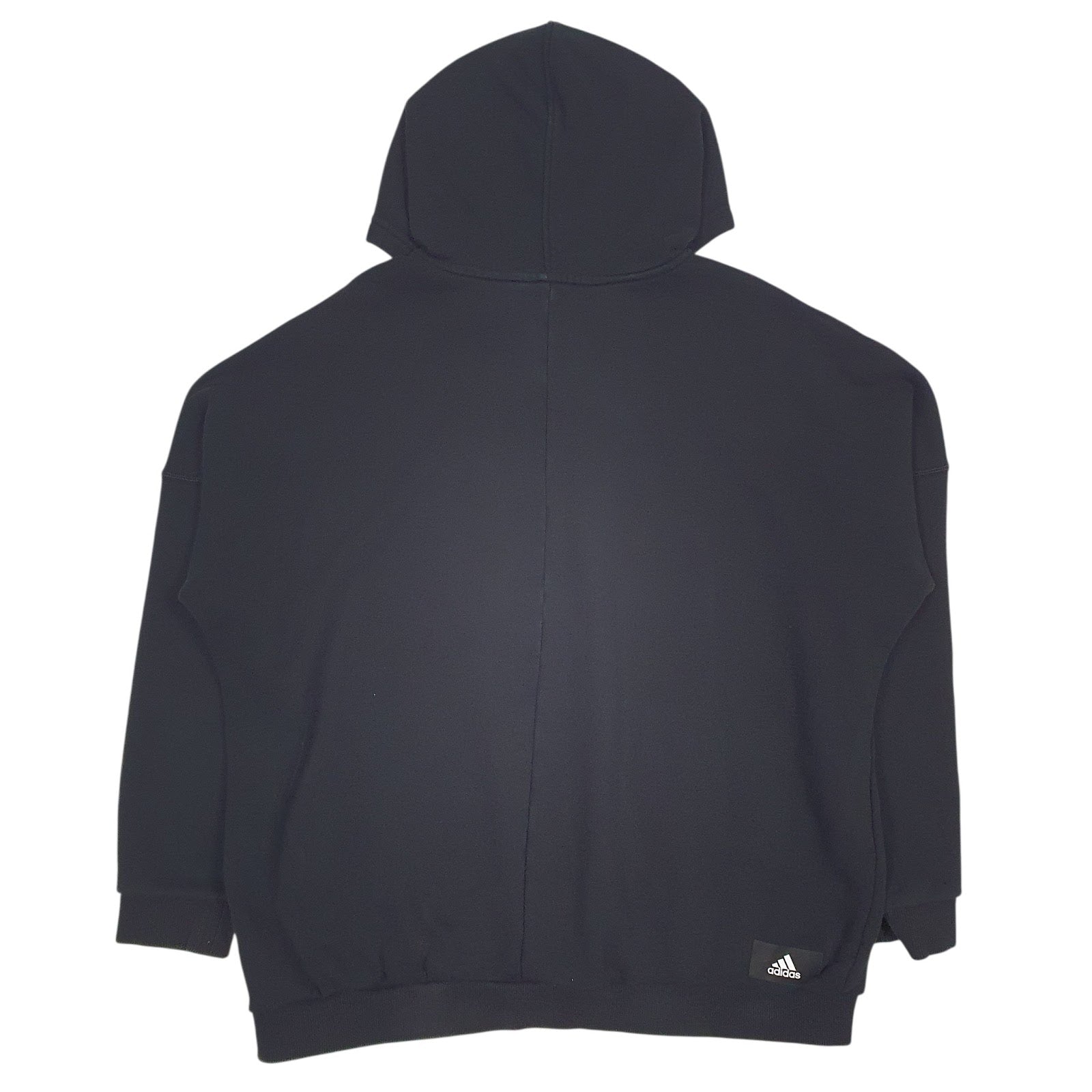 Womens Black Adidas Baggy Hoodie Jumper