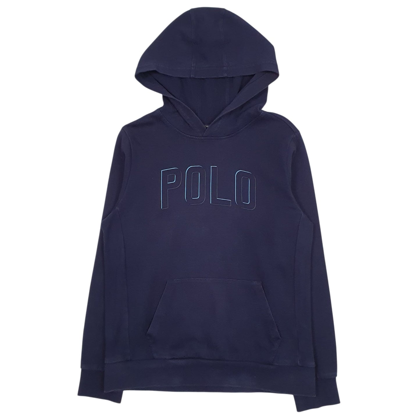 Mens Navy Polo Ralph Lauren Performance Spellout Hoodie Jumper