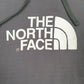 Womens Grey The North Face Spellout Hoodie Jumper
