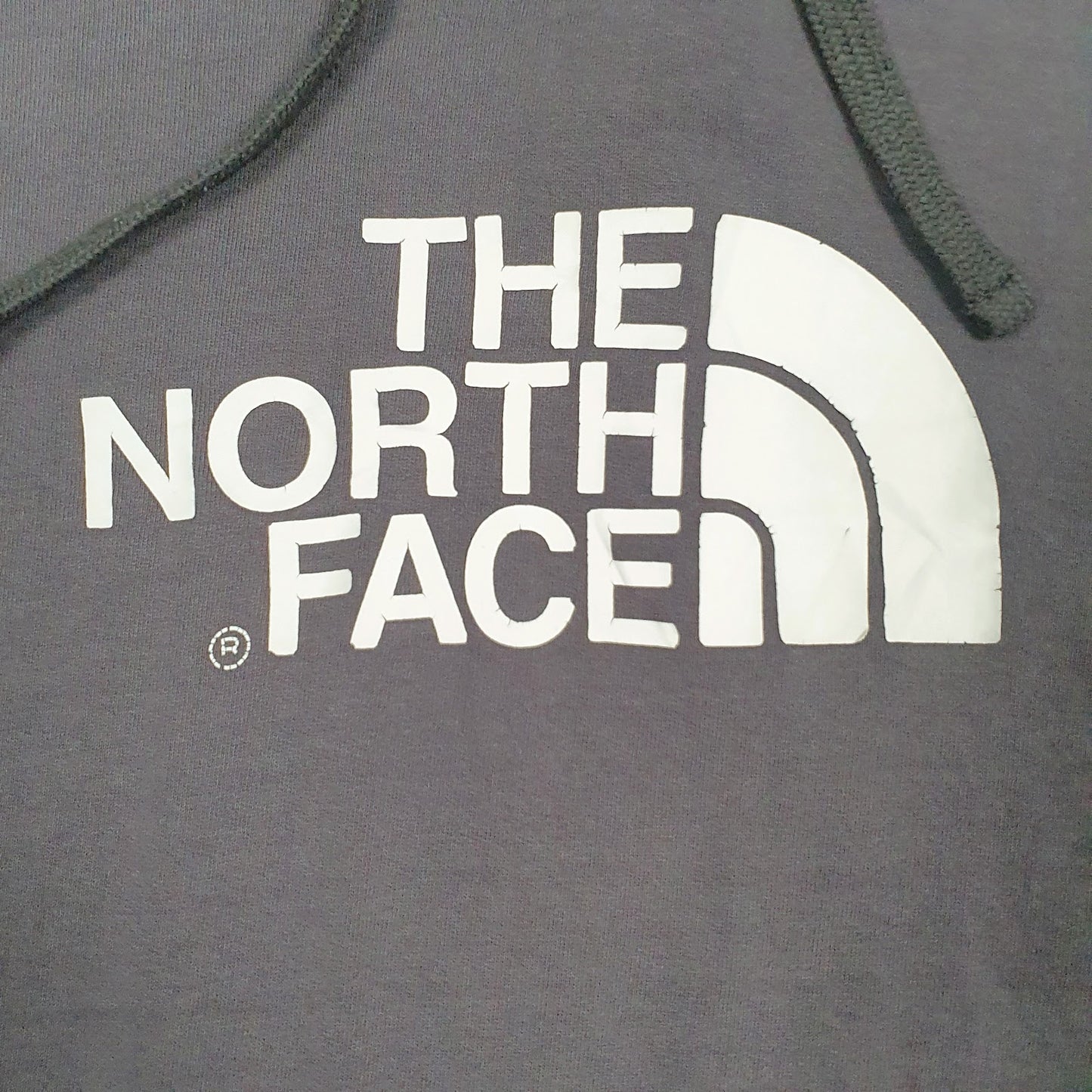 Womens Grey The North Face Spellout Hoodie Jumper