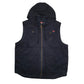 Mens Navy Wrangler Vest Bodywarmer Workwear Hoodie  Coat