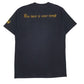 Mens Black ODM  Crewneck T Shirt