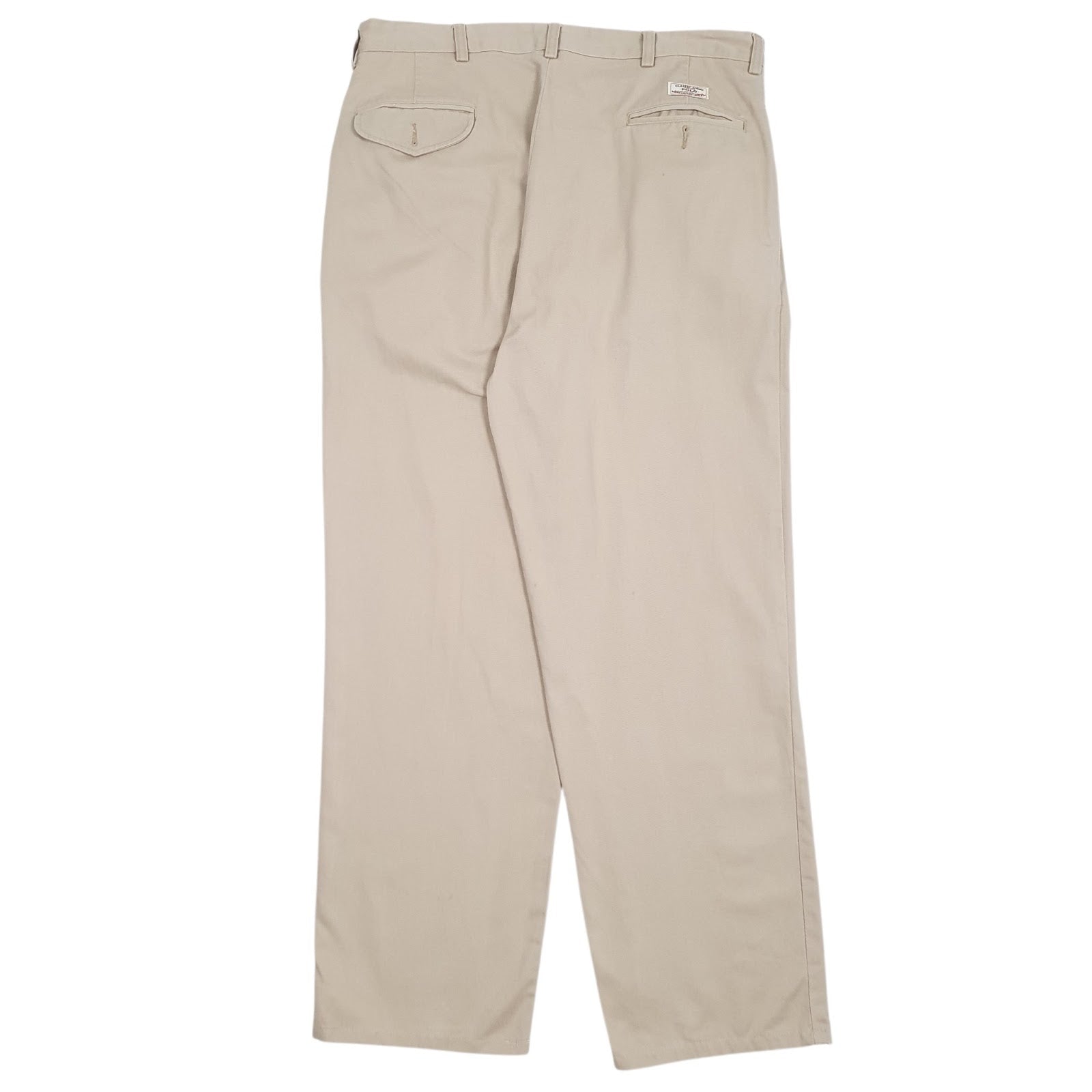 Mens Beige Polo Ralph Lauren Hammond Pant Pleated  Trousers