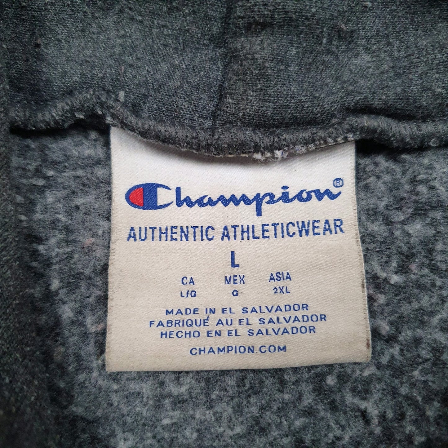 Mens Grey Champion St. Joseph's College Hoodie Jumper