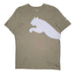 Mens Beige Puma  Short Sleeve T Shirt