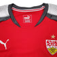 Mens Red Puma Stuttgart FC Football Jersey  T Shirt