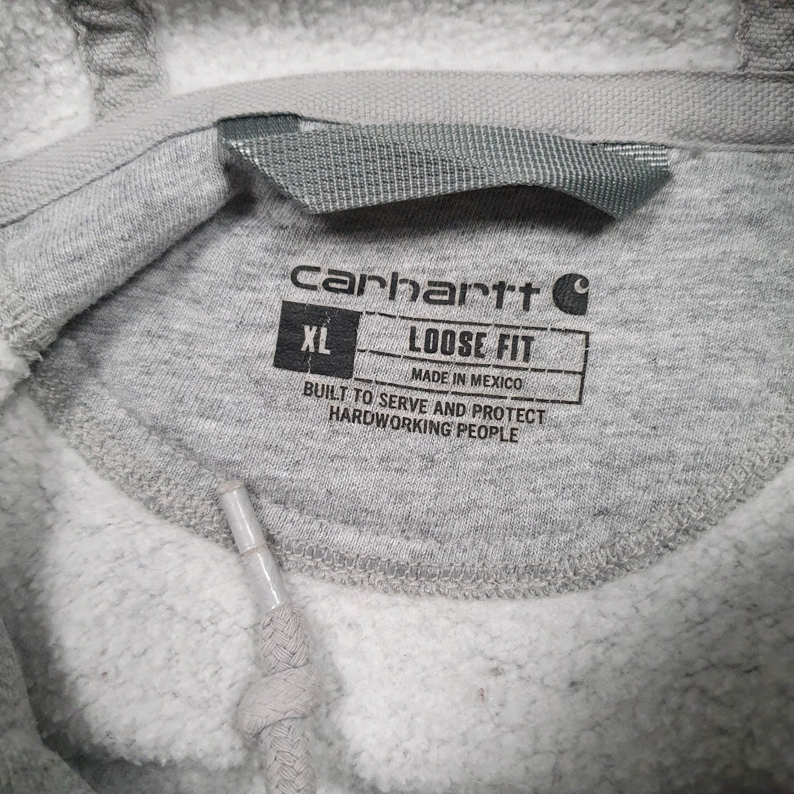 Mens Grey Carhartt  Hoodie Jumper