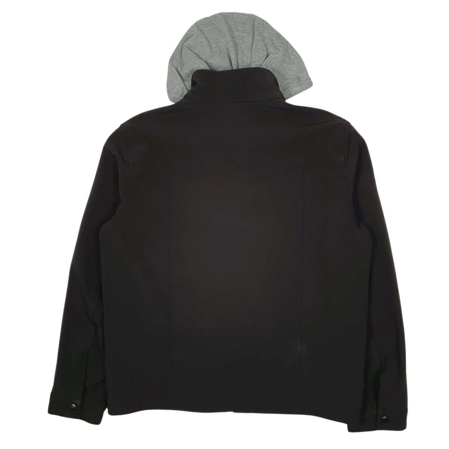Mens Black Levis Windbreaker Hoodie  Coat