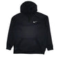 Mens Black Nike Dri Fit Hoodie Jumper