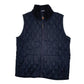 Womens Navy Tommy Hilfiger Quilted Crewneck Coat