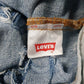 Mens Blue Levis Distressed  Jeans