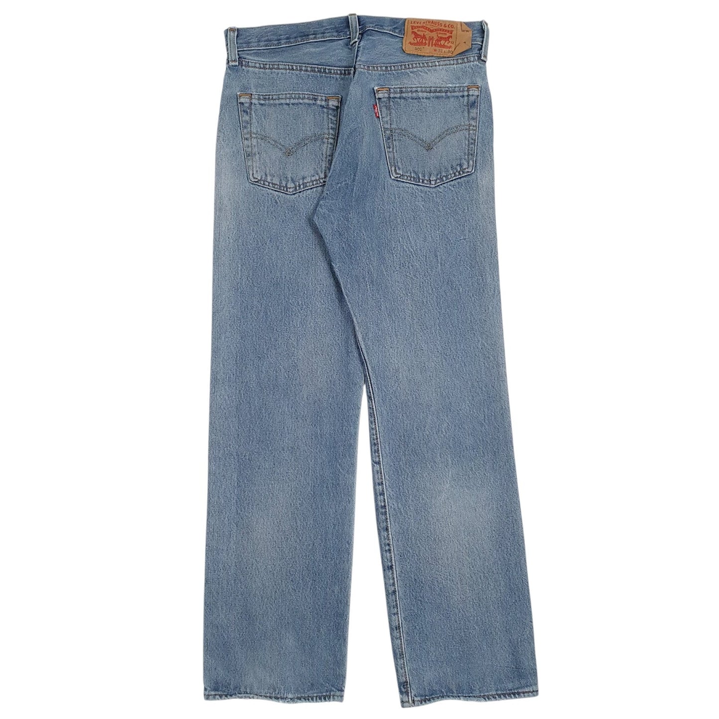 Mens Blue Levis Distressed  Jeans