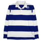 Mens White Sport-Tek Rugby University Of New Haven Long Sleeve Polo Shirt