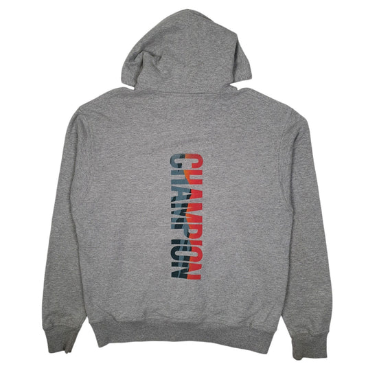 Mens Grey Champion  Hoodie Jumper