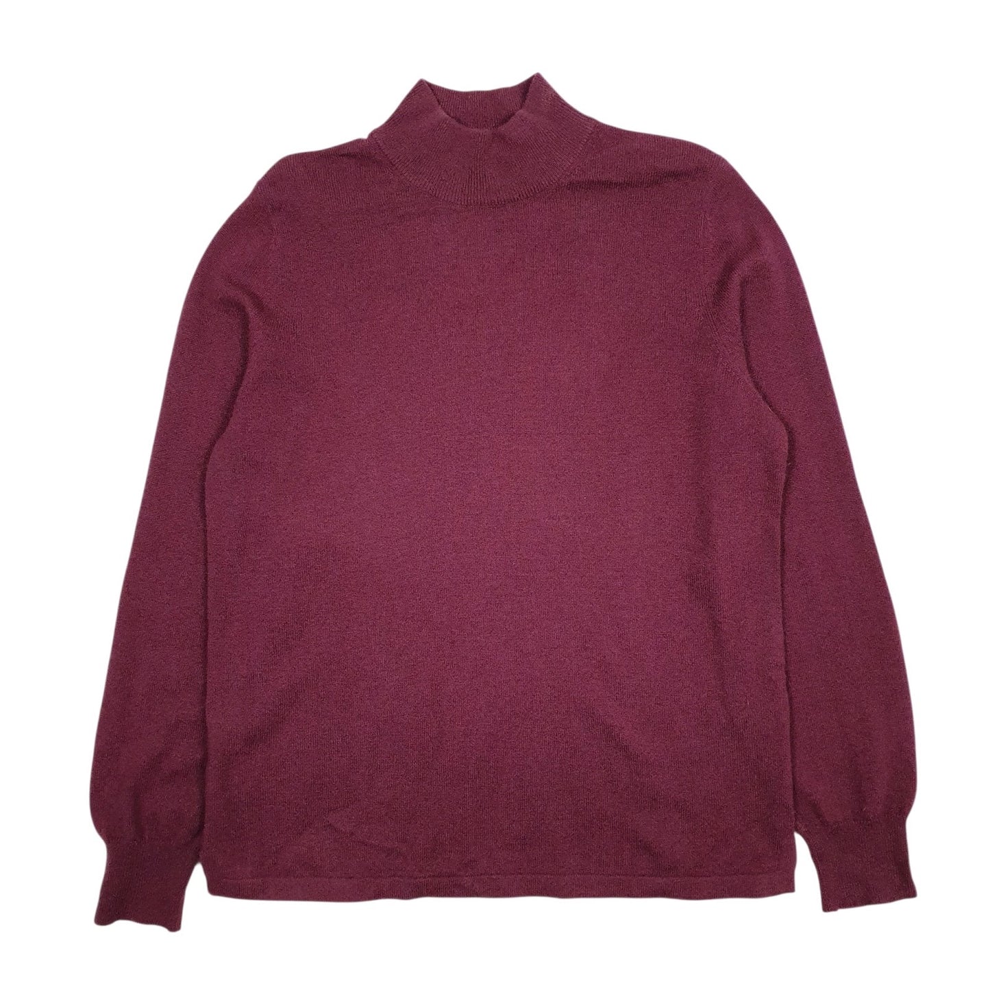Womens Burgundy Walbusch  Turtle Neck Jumper
