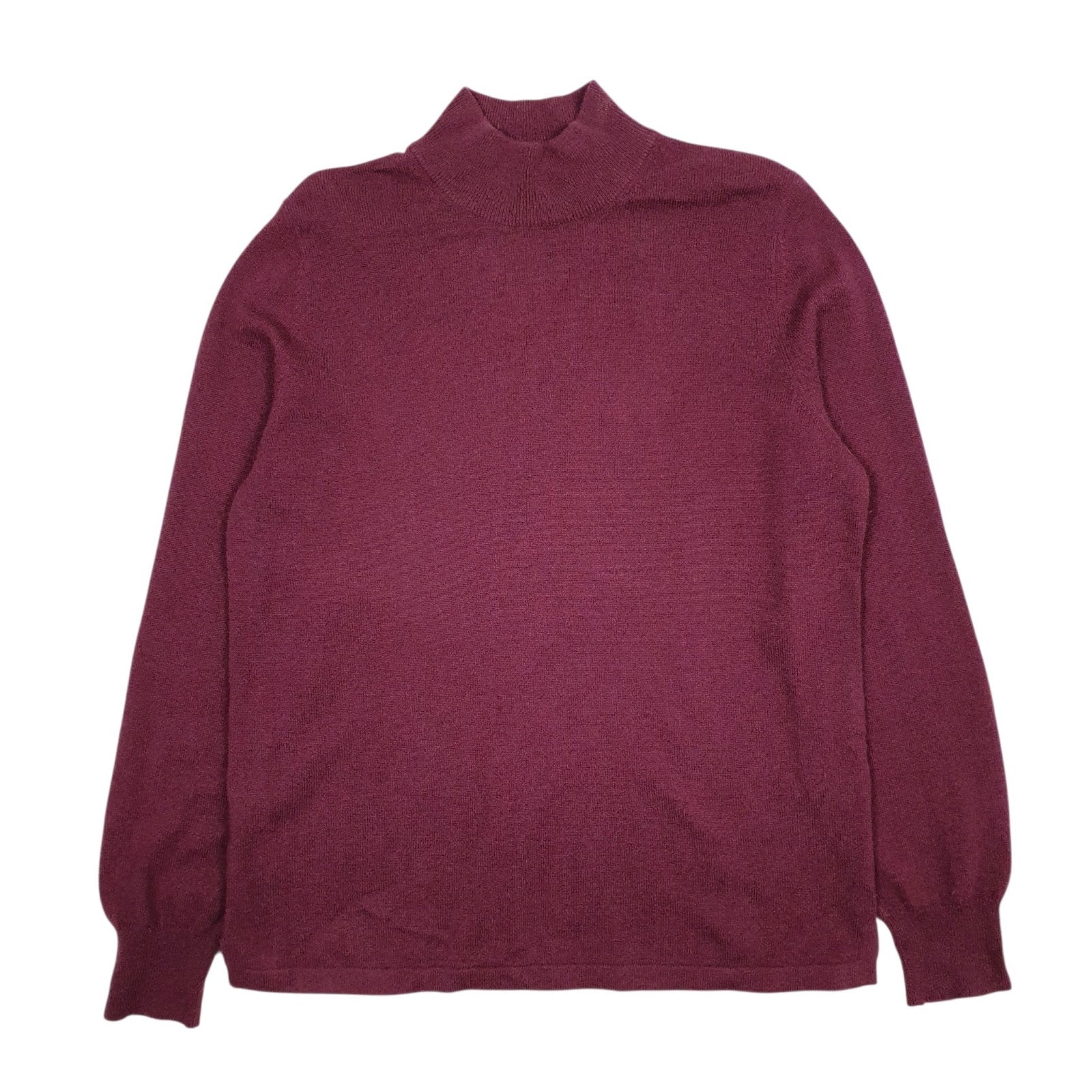Womens Burgundy Walbusch  Turtle Neck Jumper