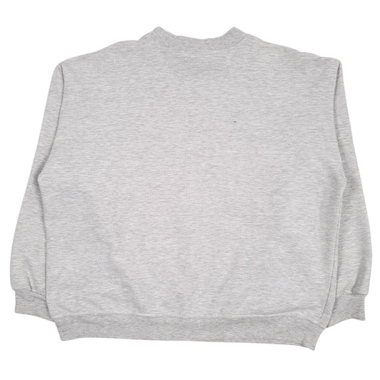 Mens Grey Unbranded Graphic Vintage 90s Crewneck Jumper