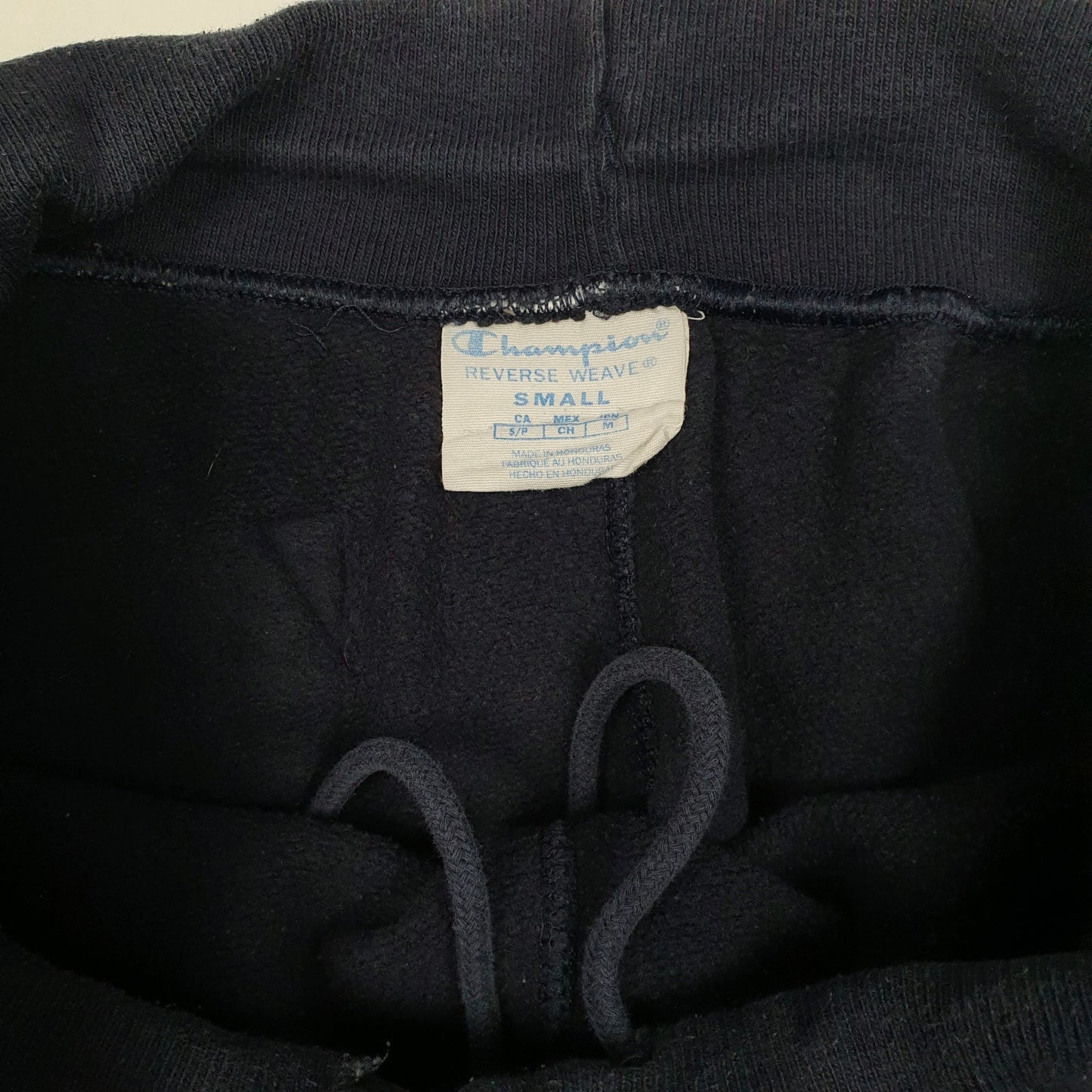 Mens Navy Champion Canisius High School Hockey Reverse Weave Hoodie Trousers