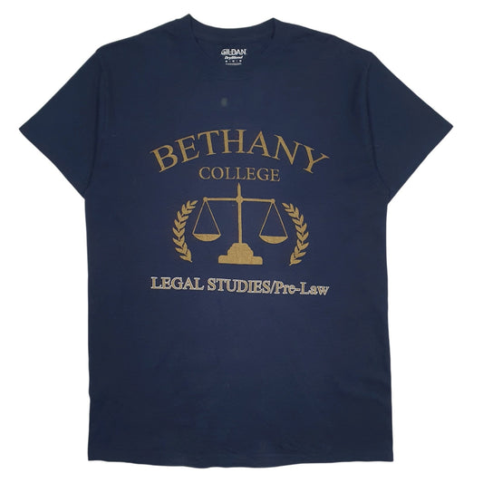 Mens Navy Gildan Bethany College Short Sleeve T Shirt