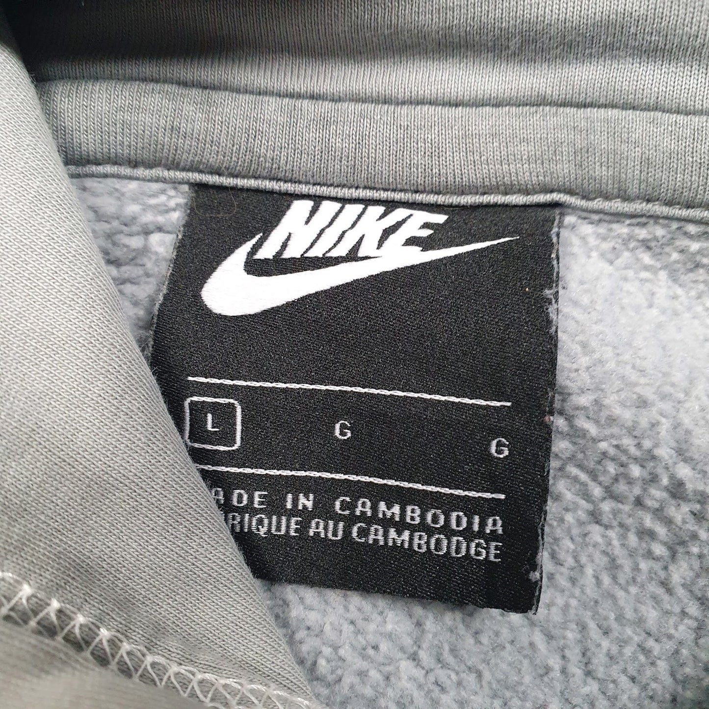 Mens Grey Nike  Hoodie Jumper